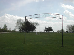 East Mt Zion Cemetery sign